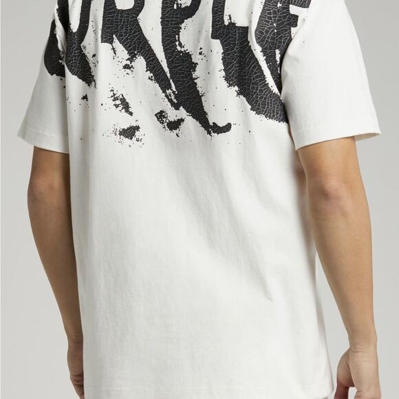 Purple Brand Heavyweight Oversize Logo Cotton T-Shirt Medium NWT $ 145.00 - Picture 2 of 7